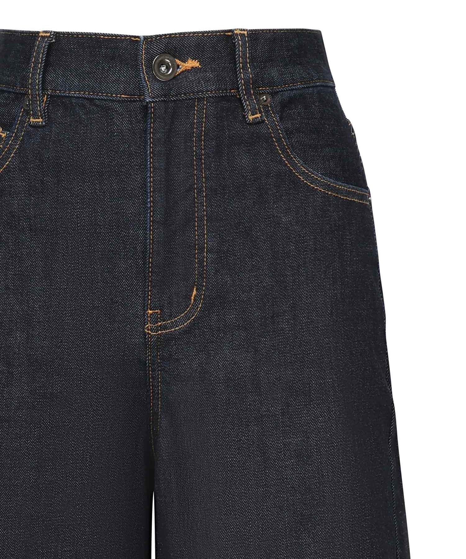 Jeans barrel in denim PF25827P BL SELF-PORTRAIT 