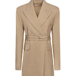 Blazer lungo doppiopetto in lana 2522046051600 001 SPORTMAX 