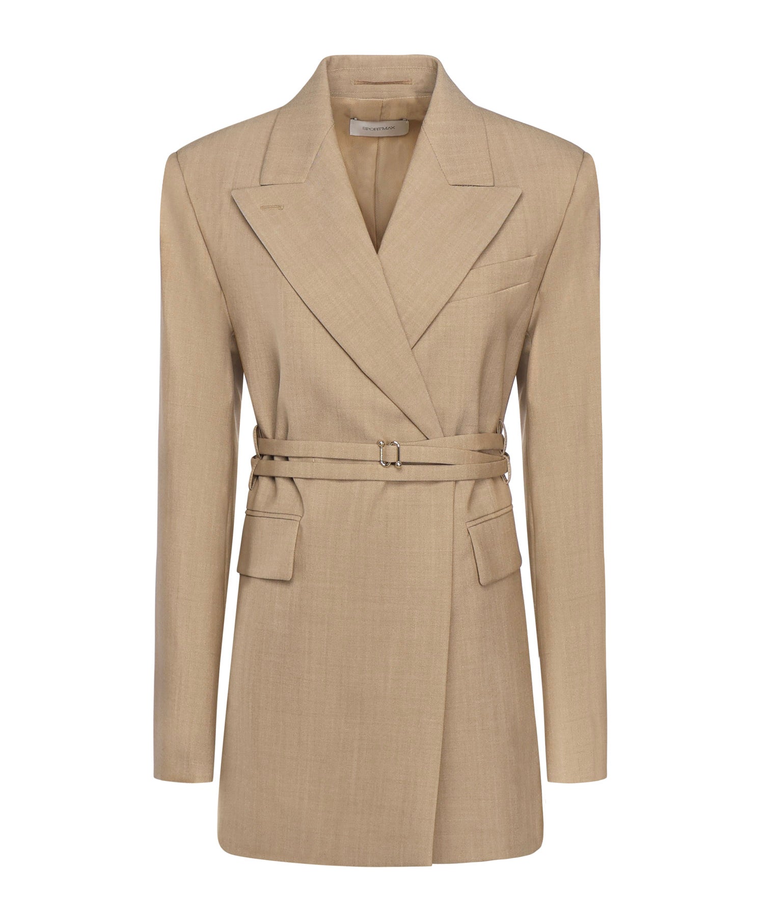 Blazer lungo doppiopetto in lana 2522046051600 001 SPORTMAX 