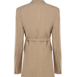 Blazer lungo doppiopetto in lana 2522046051600 001 SPORTMAX 
