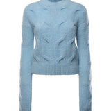 Maglia in filato di misto lana con trecce 2522366162600 002 SPORTMAX 