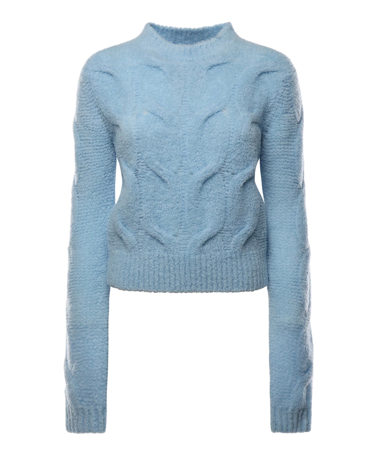 Maglia in filato di misto lana con trecce 2522366162600 002 SPORTMAX 