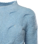 Maglia in filato di misto lana con trecce 2522366162600 002 SPORTMAX 