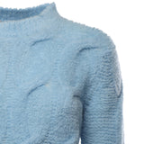 Maglia in filato di misto lana con trecce 2522366162600 002 SPORTMAX 