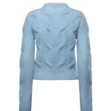 Maglia in filato di misto lana con trecce 2522366162600 002 SPORTMAX 