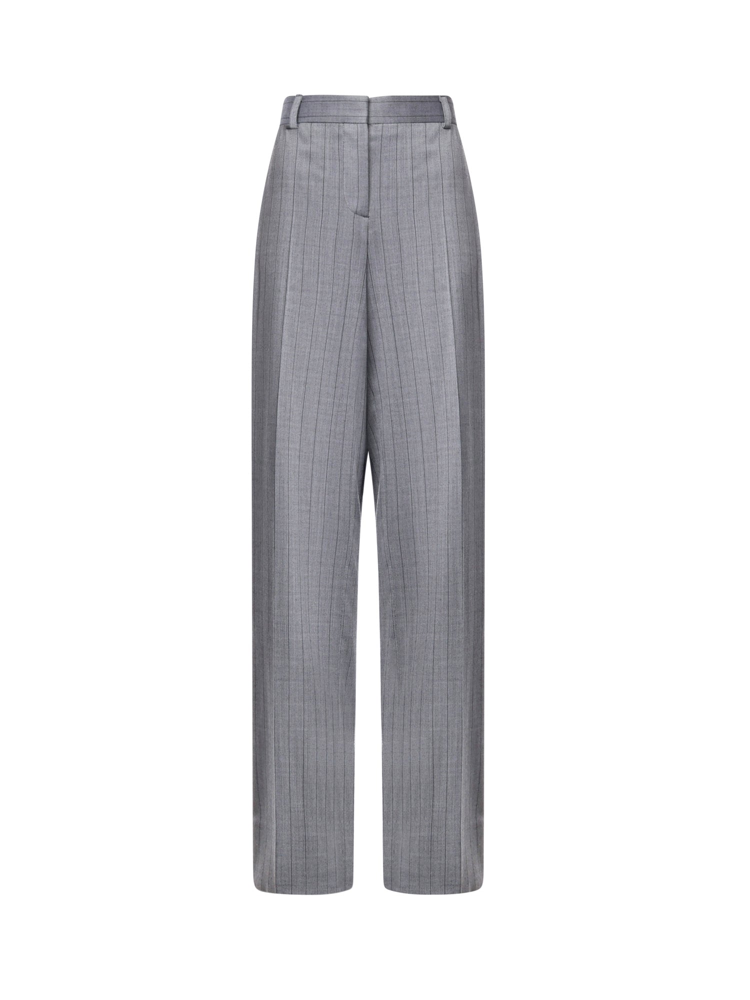 Pantaloni Plissettati Gessati<BR/> 640302 3GR6501202 STELLA McCARTNEY 