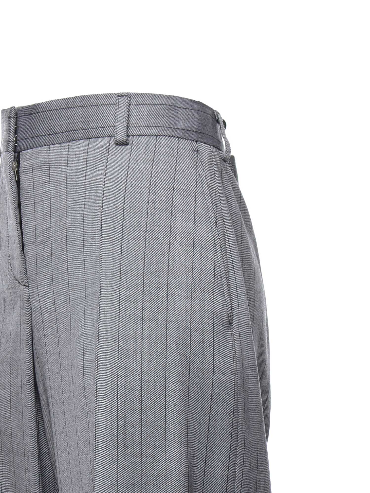 Pantaloni Plissettati Gessati<BR/> 640302 3GR6501202 STELLA McCARTNEY 