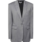 Giacca monopetto con motivo gessato 650139 3GR6501202 STELLA McCARTNEY 