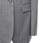 Giacca monopetto con motivo gessato 650139 3GR6501202 STELLA McCARTNEY 