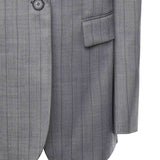Giacca monopetto con motivo gessato 650139 3GR6501202 STELLA McCARTNEY 