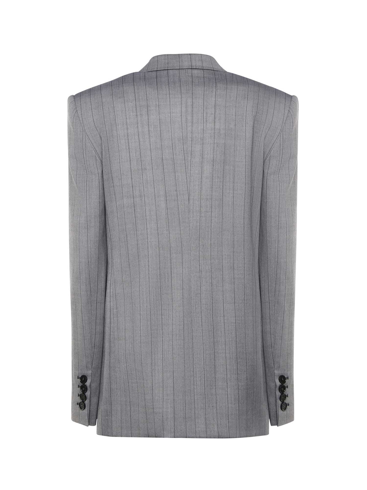 Giacca monopetto con motivo gessato 650139 3GR6501202 STELLA McCARTNEY 