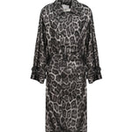 Trench con cintura e stampa leopardo 670055 3GS3101230 STELLA McCARTNEY 