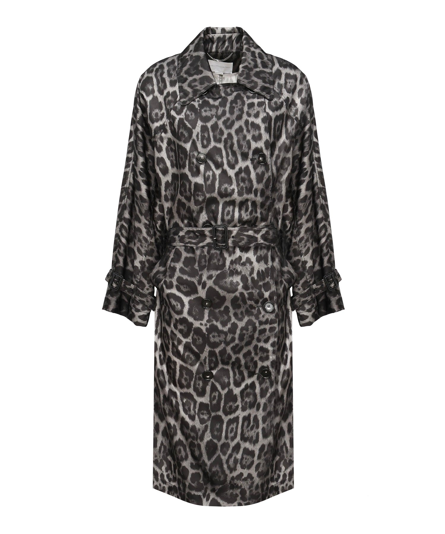 Trench con cintura e stampa leopardo 670055 3GS3101230 STELLA McCARTNEY 