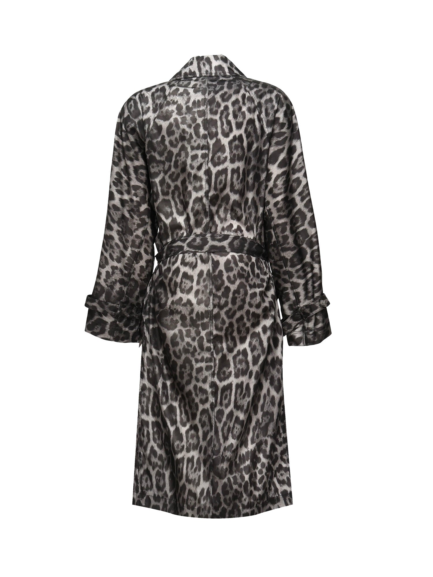 Trench con cintura e stampa leopardo 670055 3GS3101230 STELLA McCARTNEY 