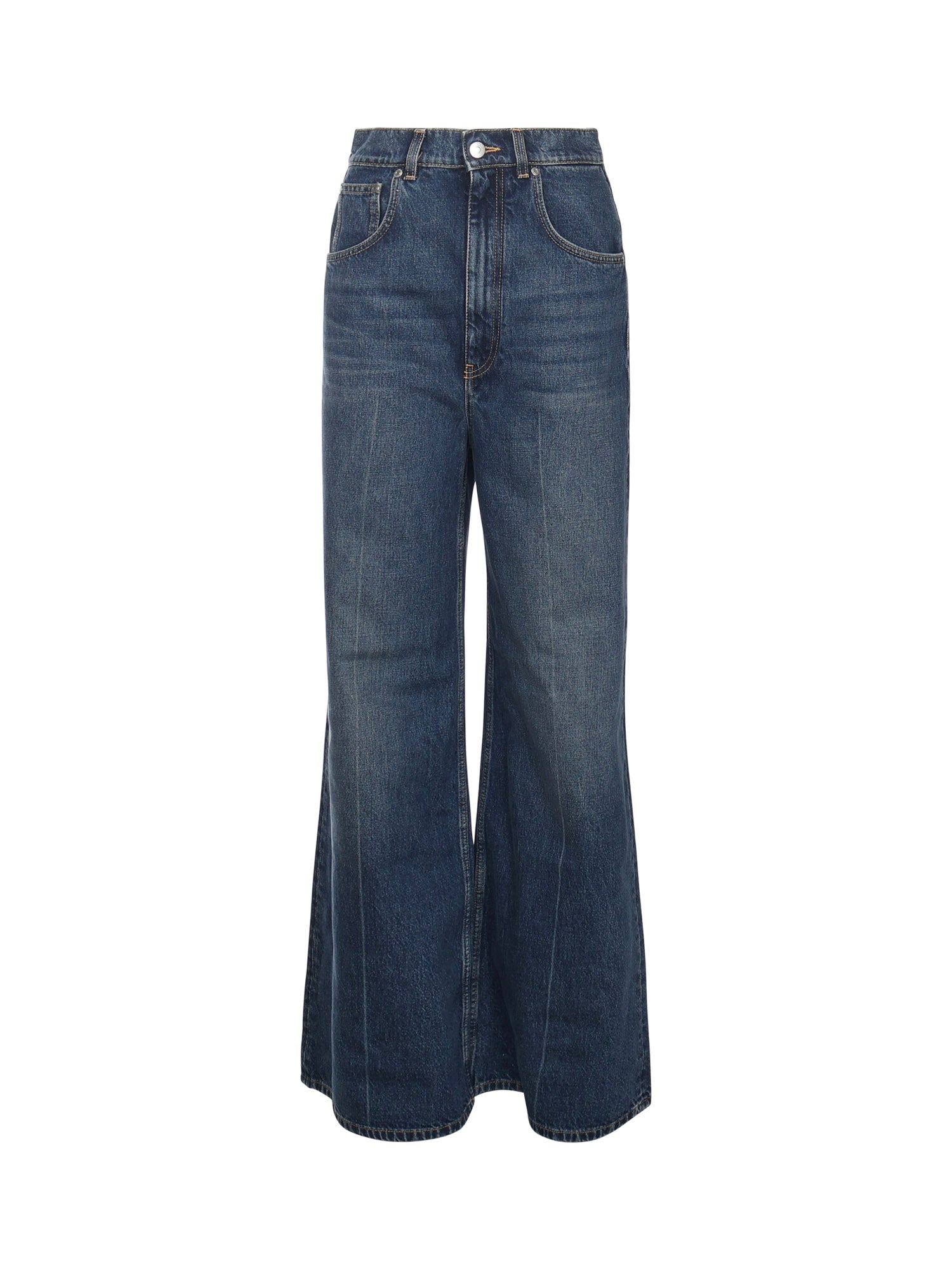 Jeans in denim con gamba dritta 6D0274 3SQH374083 STELLA McCARTNEY 