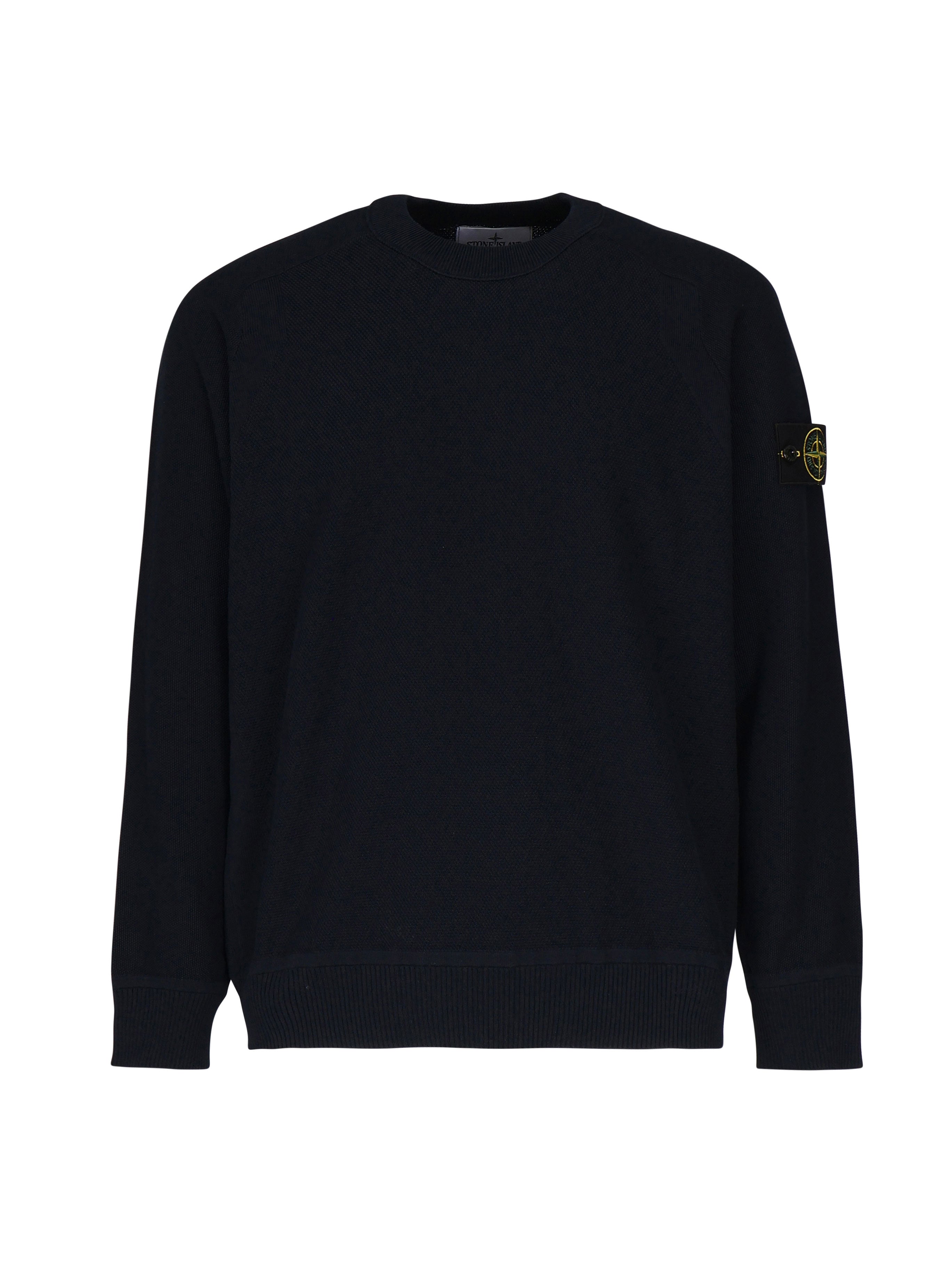 Maglione girocollo con costine K1S155100036 S00B5V0020 STONE ISLAND 