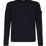 Maglione girocollo con piccoli risvolti K1S155100052 S00B0V0020 STONE ISLAND 