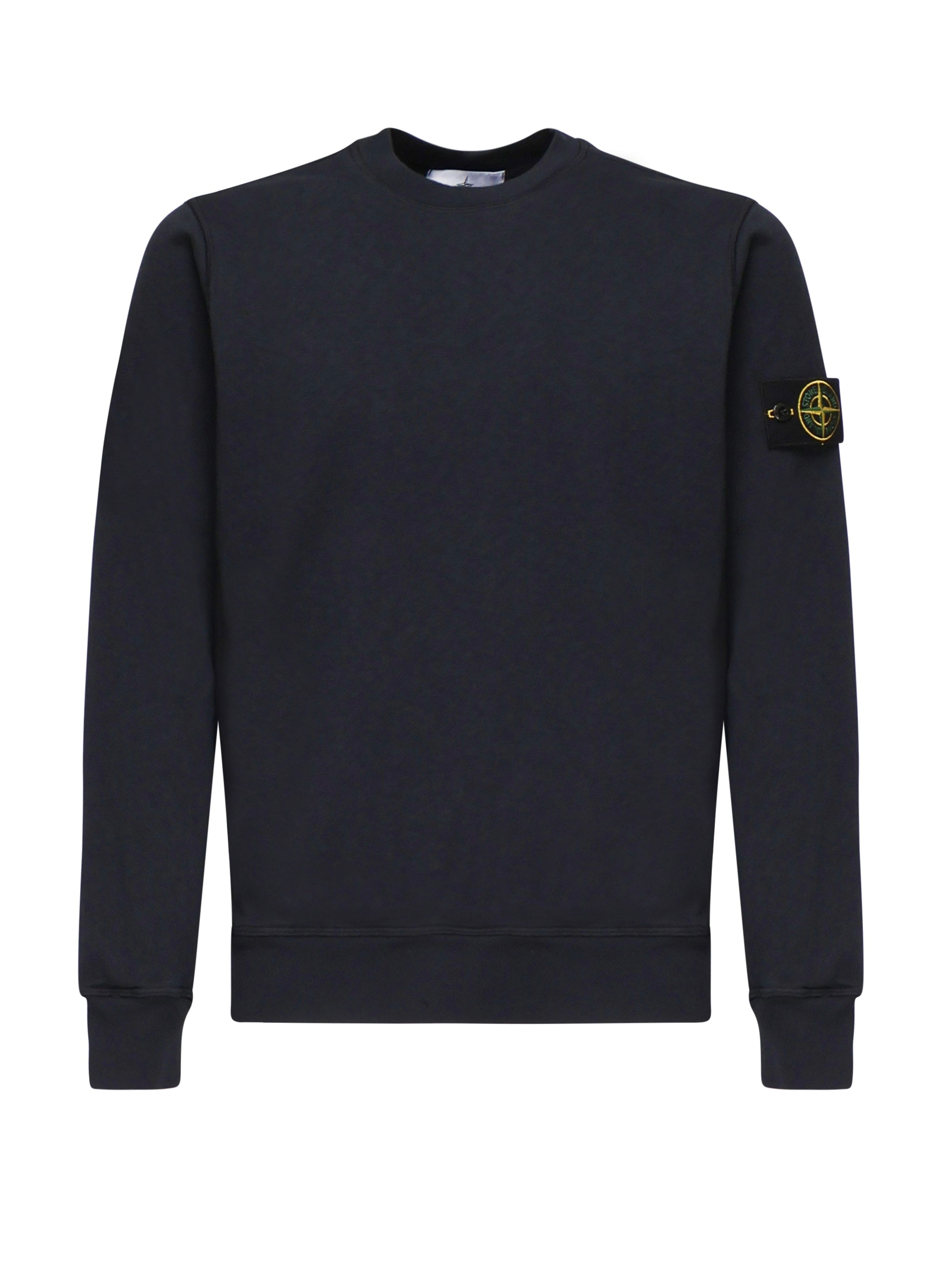 Felpa girocollo con effetto fiammato<BR/> K1S156100020 S0060V0020 STONE ISLAND 