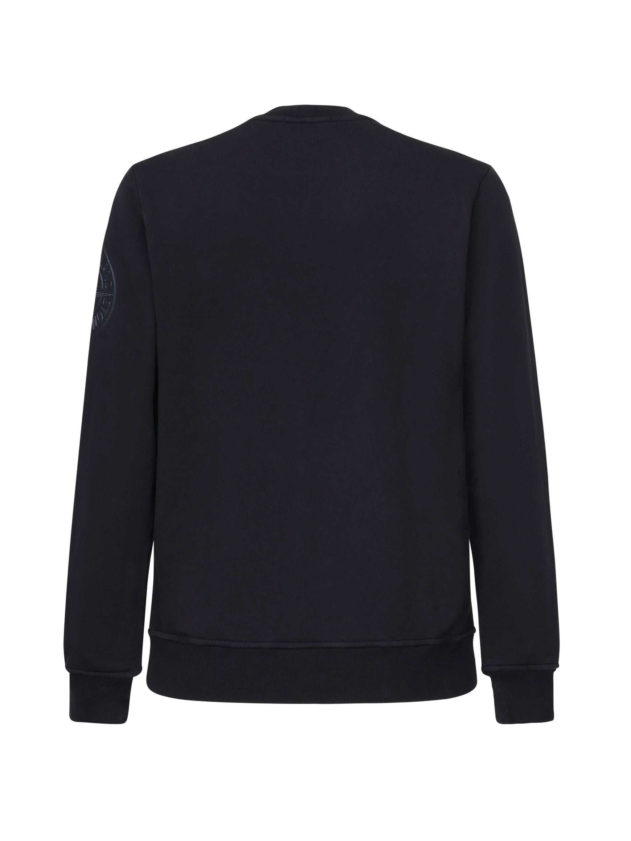 Felpa girocollo con ricamo Compass<BR/> K1S156100026 S0122V0020 STONE ISLAND 