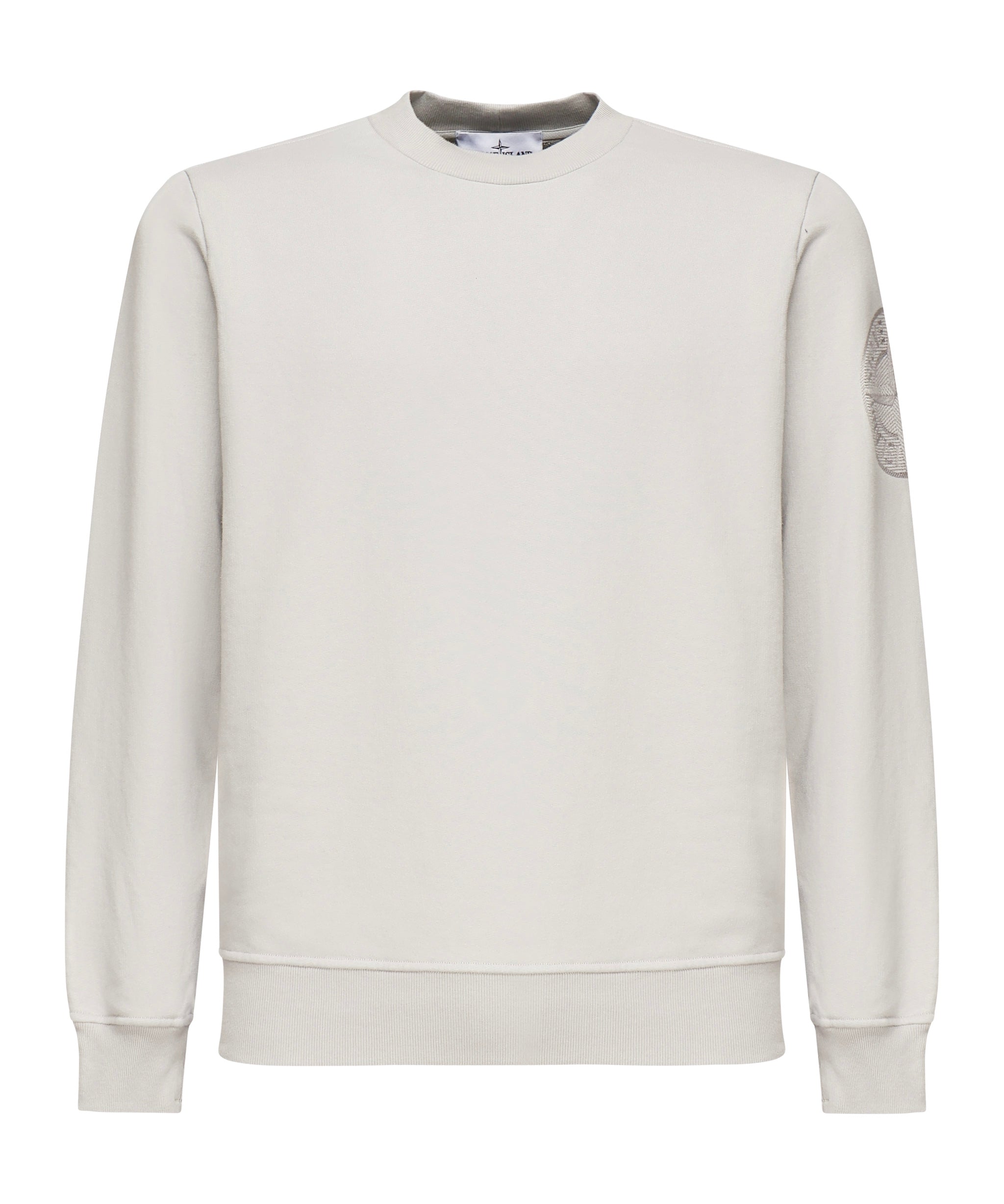 Felpa girocollo con ricamo Compass<BR/> K1S156100026 S0122V0061 STONE ISLAND 