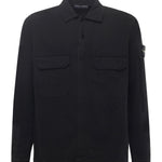 Overshirt in cotone con logo K2S151200009 S0211V0029 STONE ISLAND 
