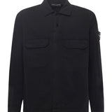 Overshirt in cotone con logo K2S151200009 S0211V0029 STONE ISLAND 