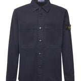 Overshirt in cotone biologico con logo K2S151200025 S0184V0126 STONE ISLAND 