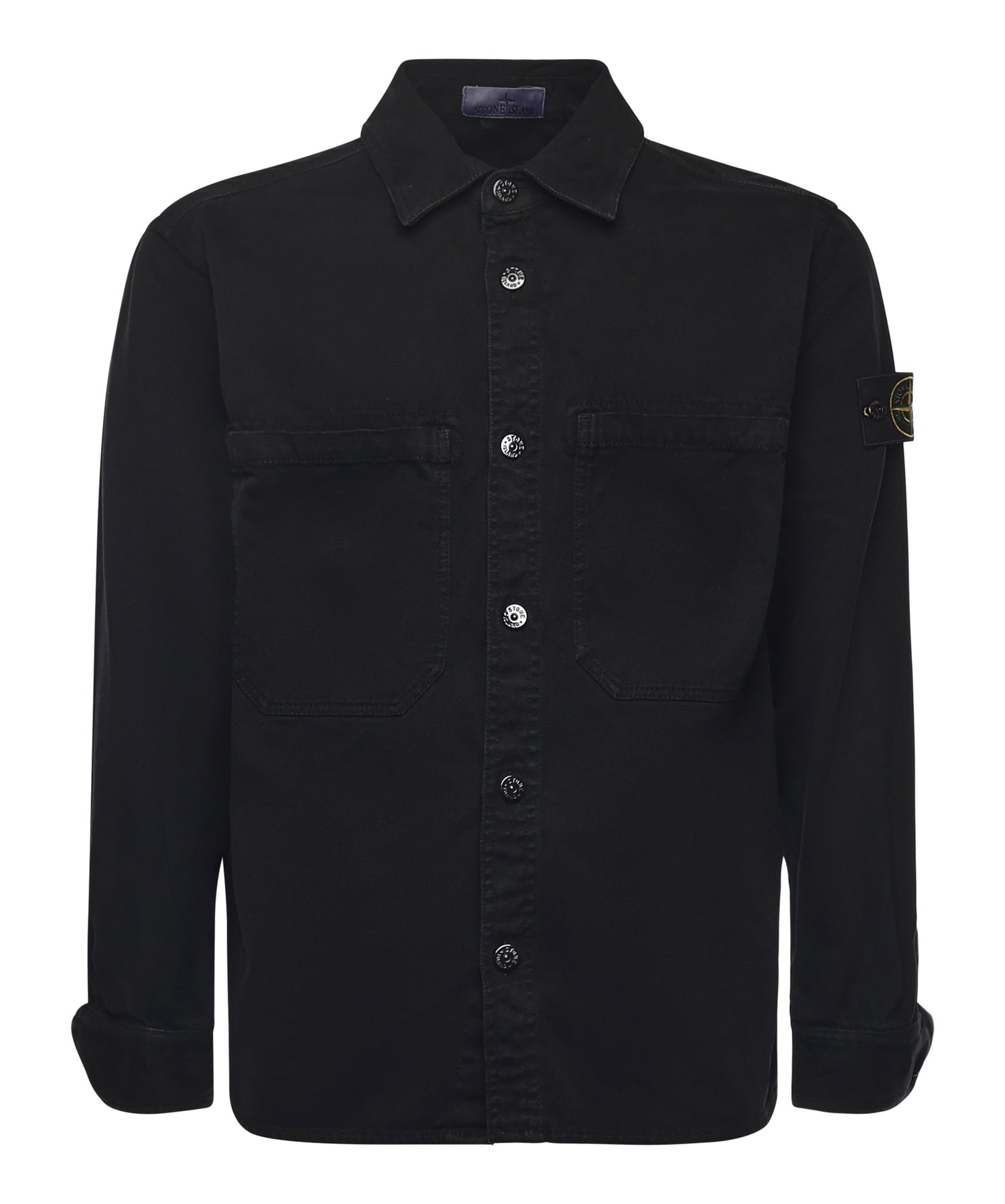 Overshirt in cotone biologico con logo K2S151200025 S0184V0129 STONE ISLAND 