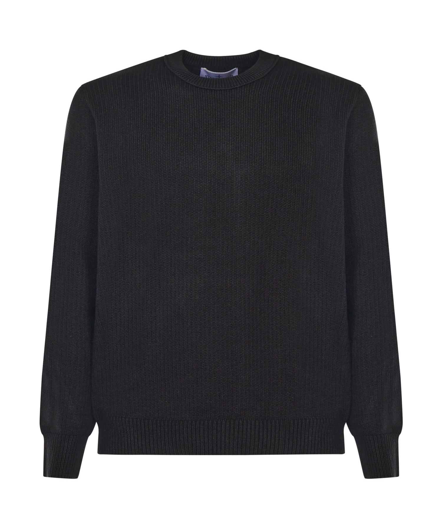 Maglione con bordi a costine K2S155100049 S00A2V0029 STONE ISLAND 