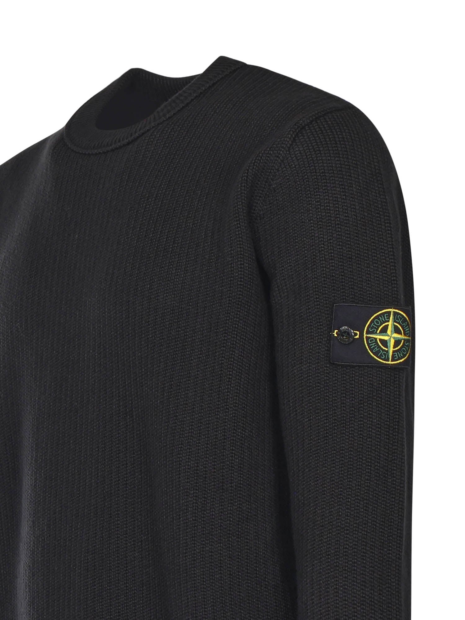 Maglione con bordi a costine K2S155100049 S00A2V0029 STONE ISLAND 