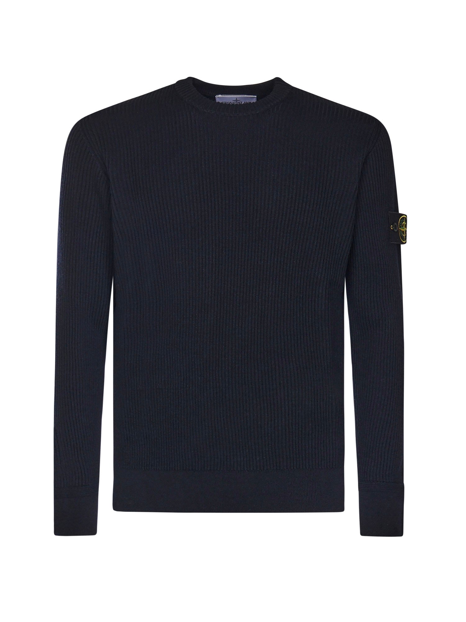Maglione con bordi a costine K2S155100053 S00C2V0020 STONE ISLAND 