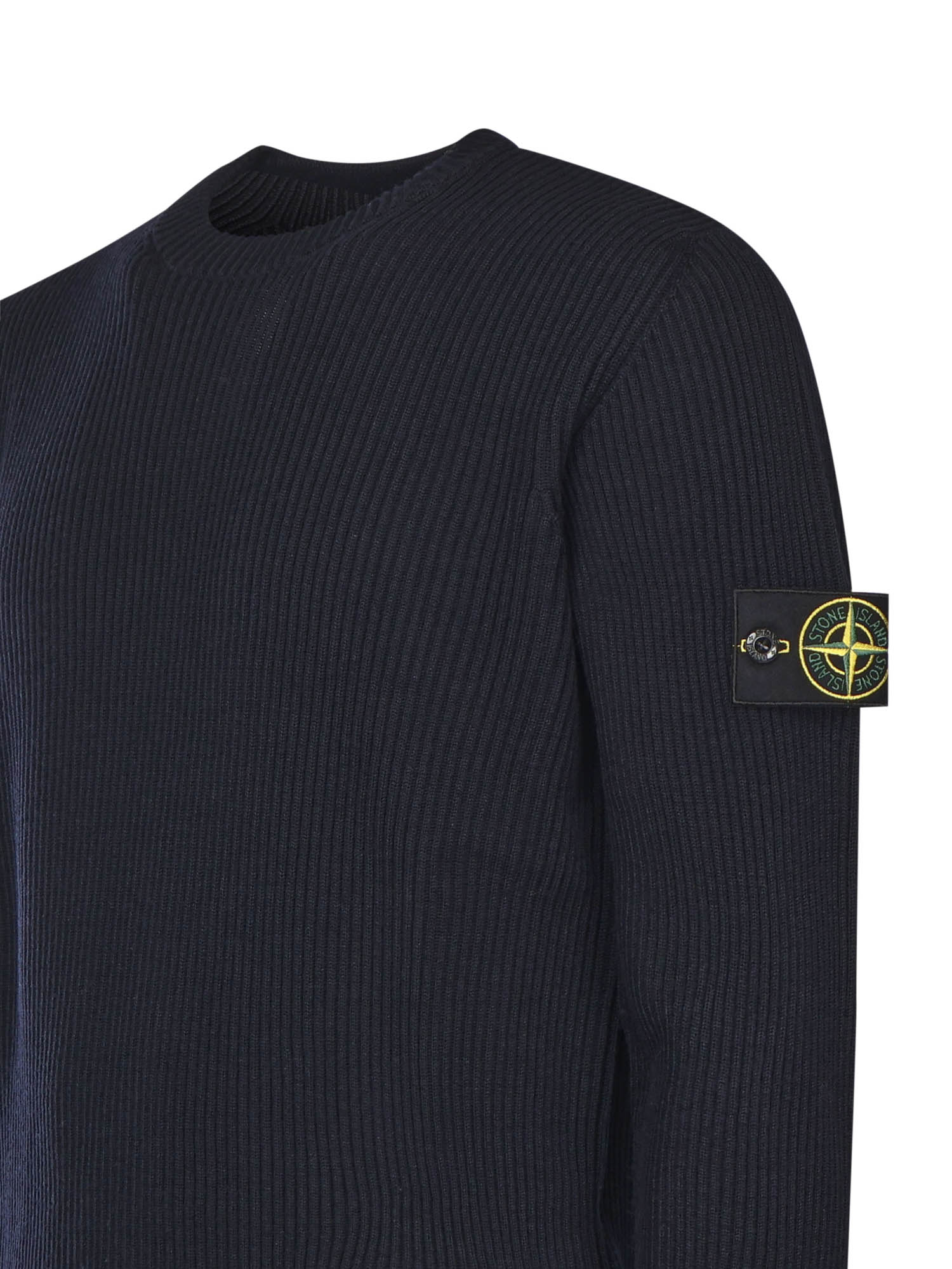 Maglione con bordi a costine K2S155100053 S00C2V0020 STONE ISLAND 