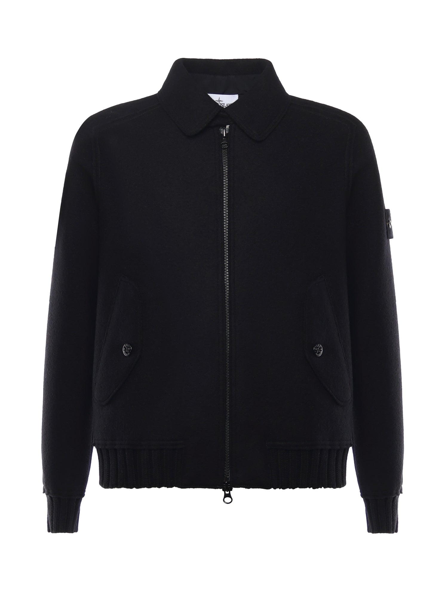 Coach jacket in feltro di lana RWS K2S155100060 S0IN1V0029 STONE ISLAND 