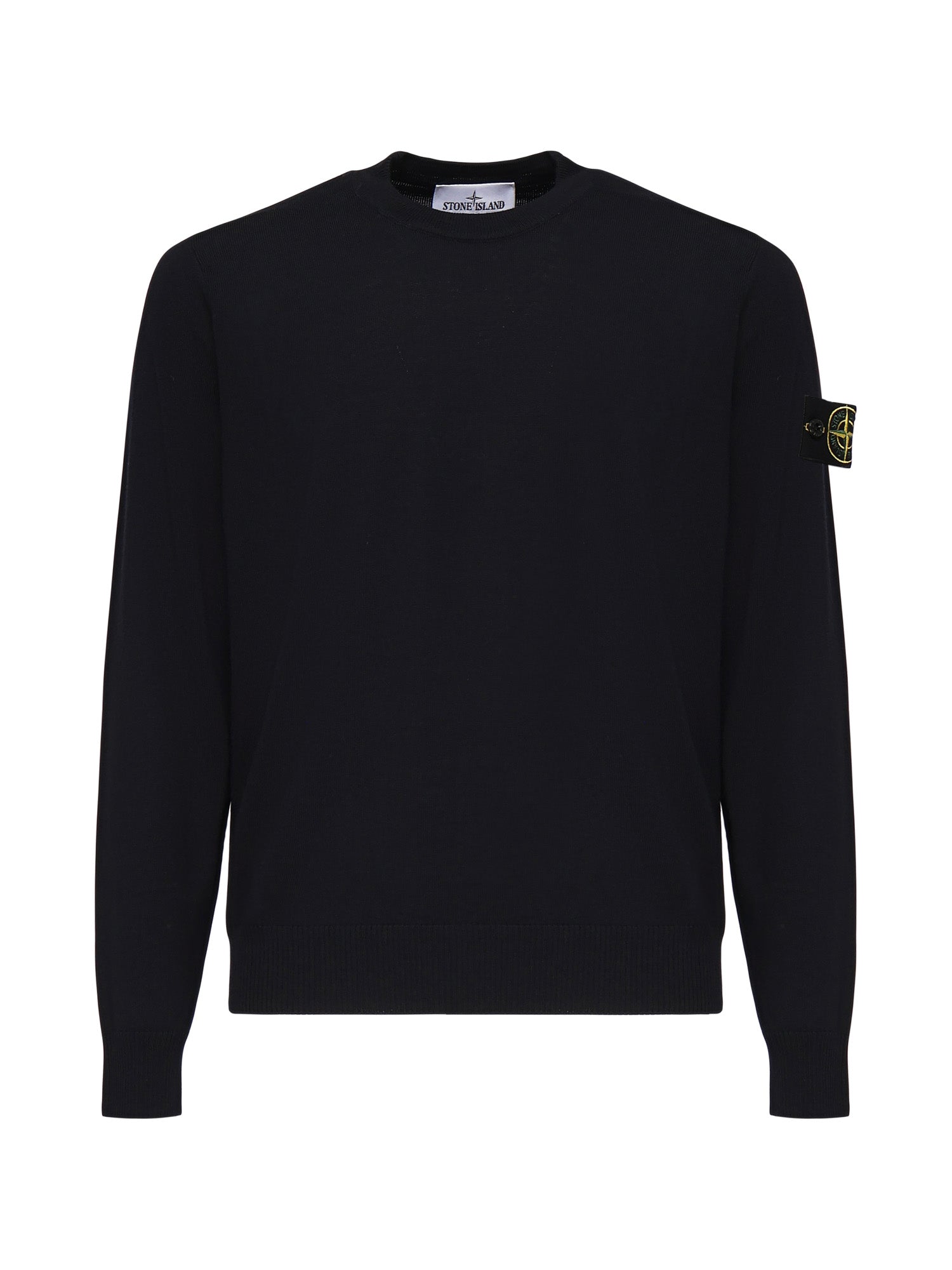 Maglione girocollo con impunture a rilievo K2S155100071 S00C4V0020 STONE ISLAND 