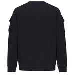 Felpa girocollo con tasche sulle maniche<BR/> K2S156100008 S0A20V0020 STONE ISLAND 