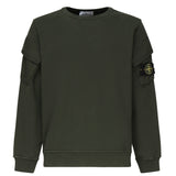 Felpa girocollo con tasche sulle maniche K2S156100008 S0A20V005E STONE ISLAND 