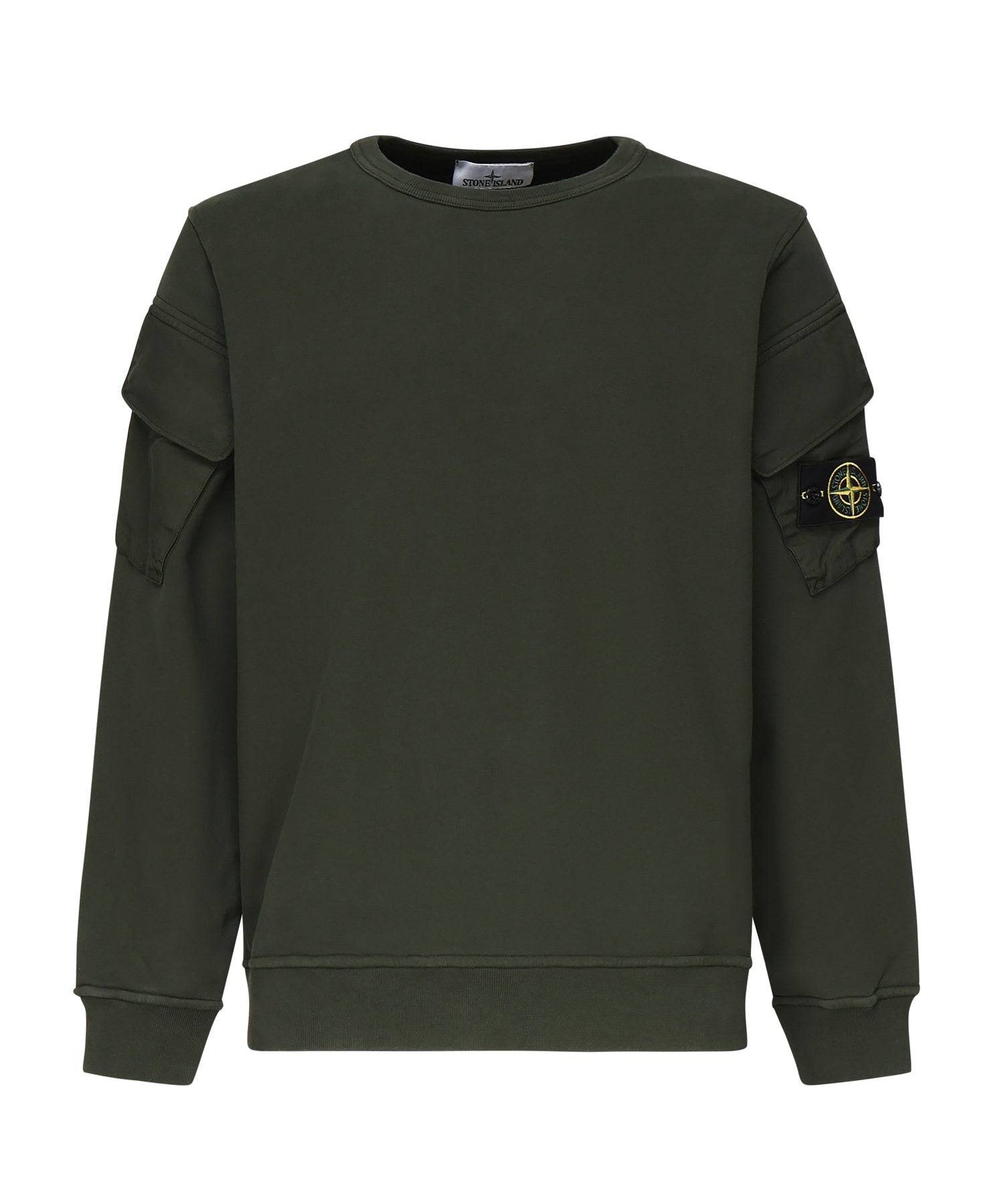 Felpa girocollo con tasche sulle maniche K2S156100008 S0A20V005E STONE ISLAND 