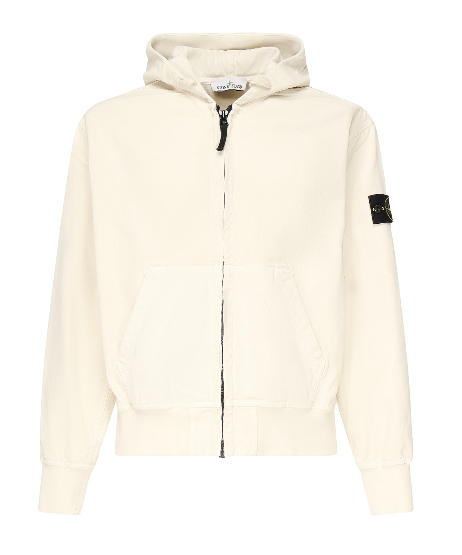 Felpa con cappuccio e zip K2S156100017 S0184V0193 STONE ISLAND 