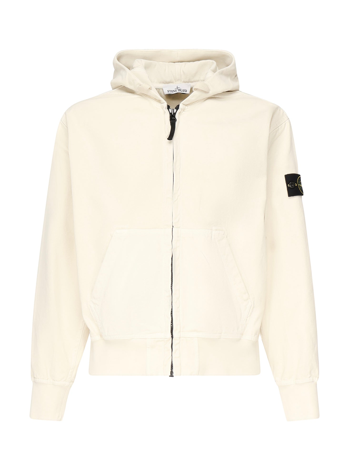 Felpa con cappuccio e zip K2S156100017 S0184V0193 STONE ISLAND 