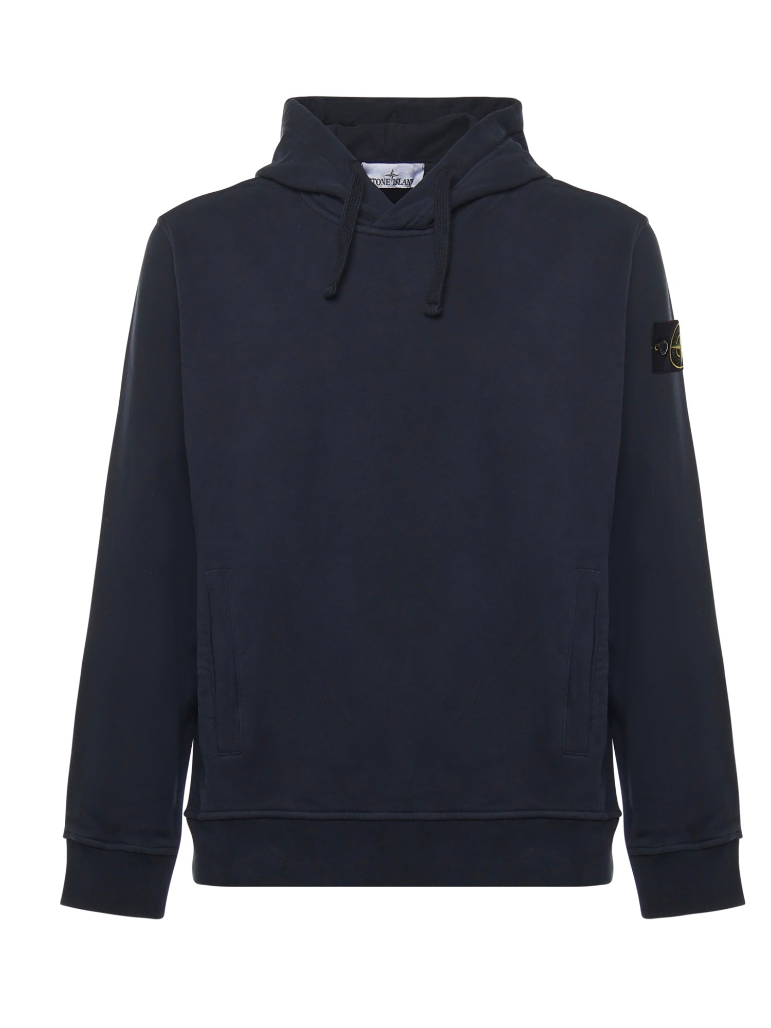 Felpa con cappuccio e logo<BR/> K2S156100029 S0A20V0020 STONE ISLAND 