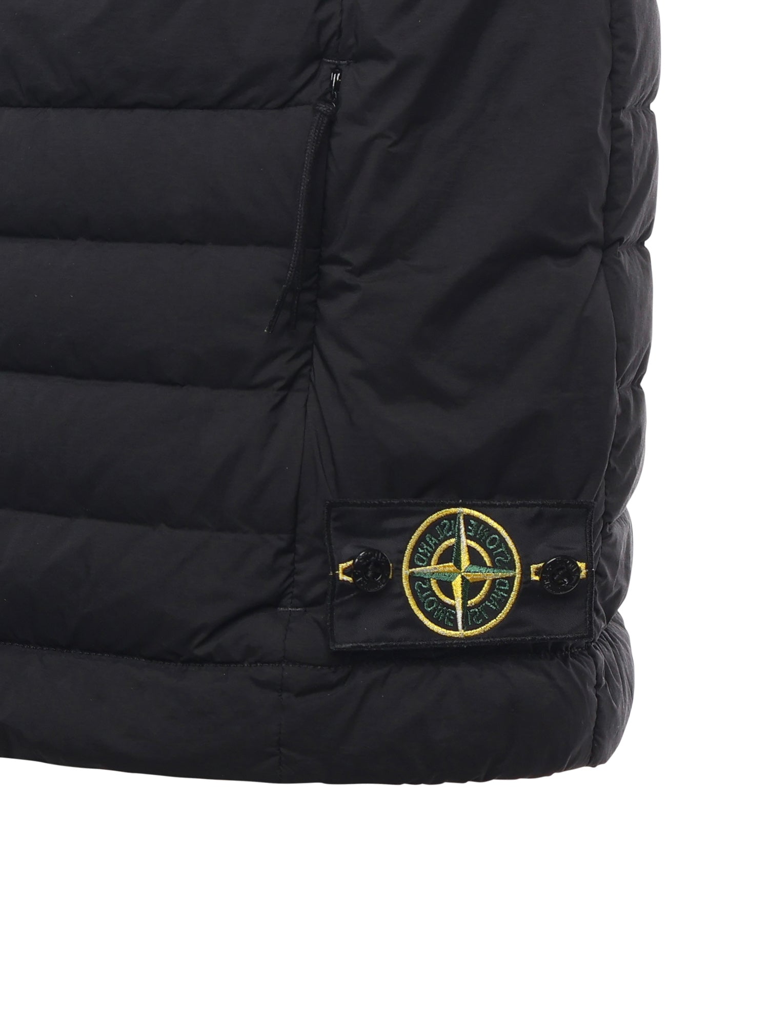 Gilet in piuma in nylon con logo K2S15G100004 S0183V0029 STONE ISLAND 