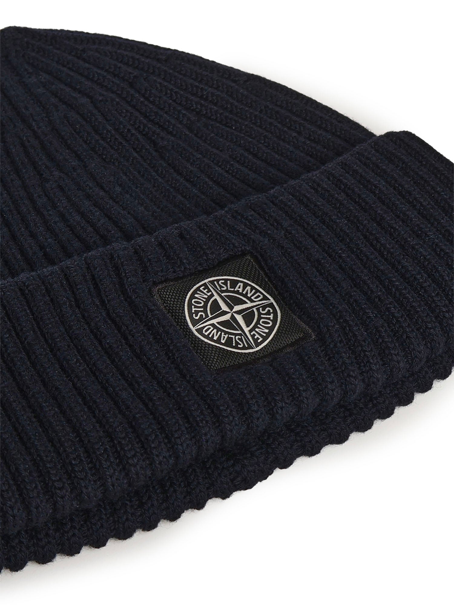 Beanie con patch logo Compass K2S15N100002 S00C3V0020 STONE ISLAND 
