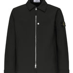 Shacket con zip e logo K2S15Q100003 S0B22V0029 STONE ISLAND 