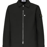Shacket con zip e logo K2S15Q100003 S0B22V0029 STONE ISLAND 