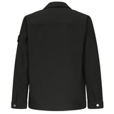 Shacket con zip e logo K2S15Q100003 S0B22V0029 STONE ISLAND 