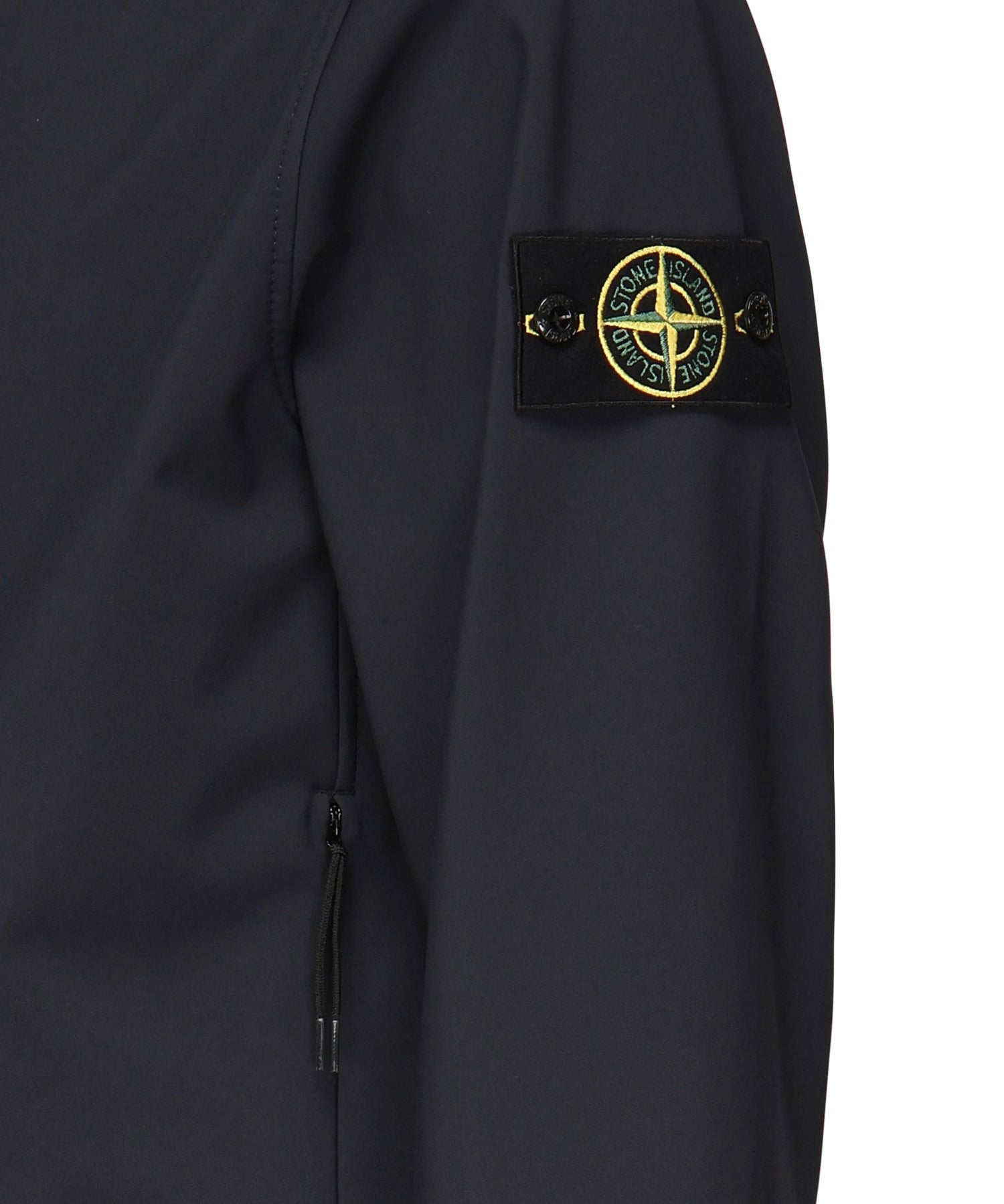 Giacca con zip e logo<BR/> K2S15Q100004 S0B22V0020 STONE ISLAND 