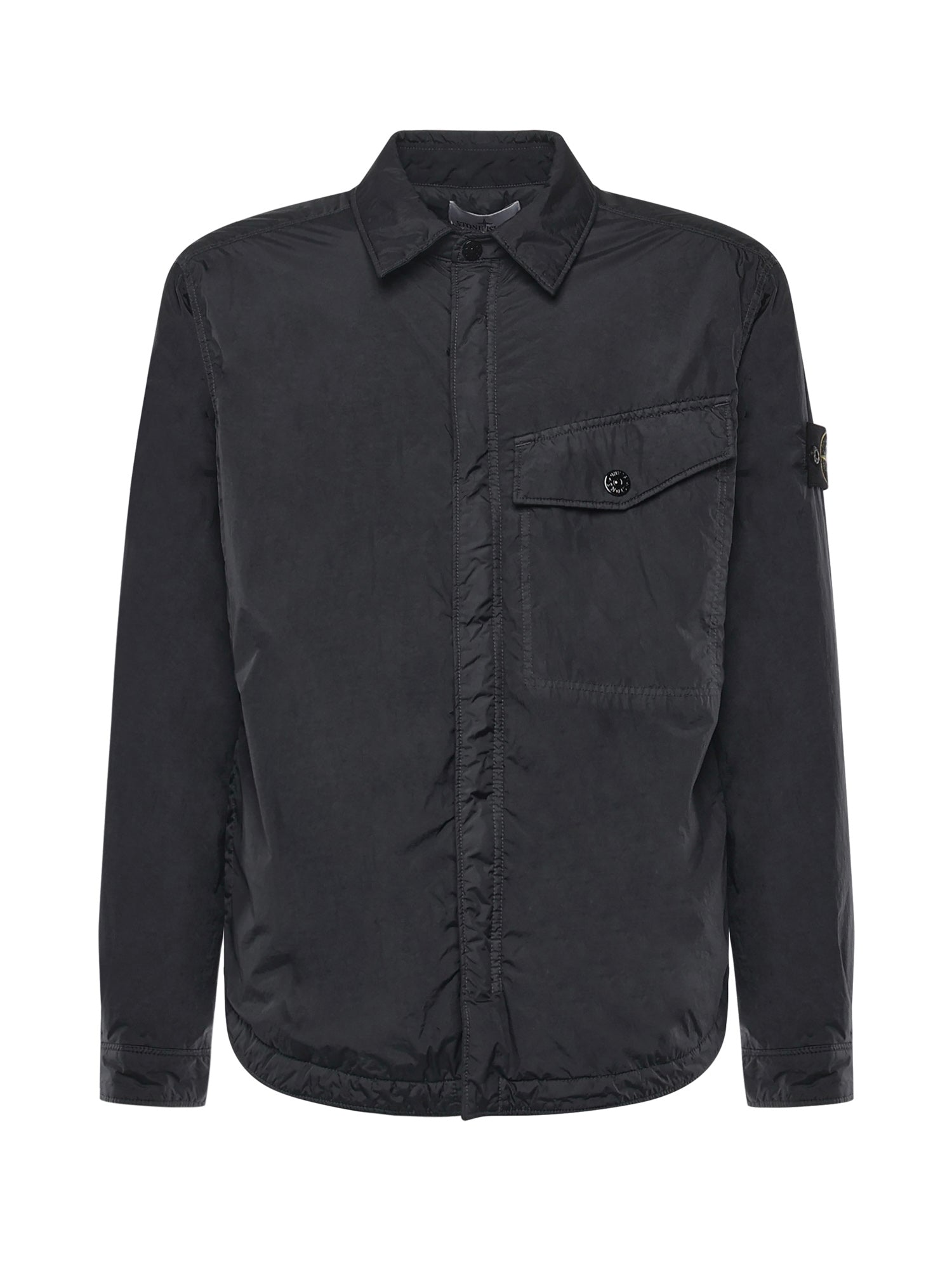 Overshirt in nylon con logo K2S15Q100006 S0A23V0020 STONE ISLAND 
