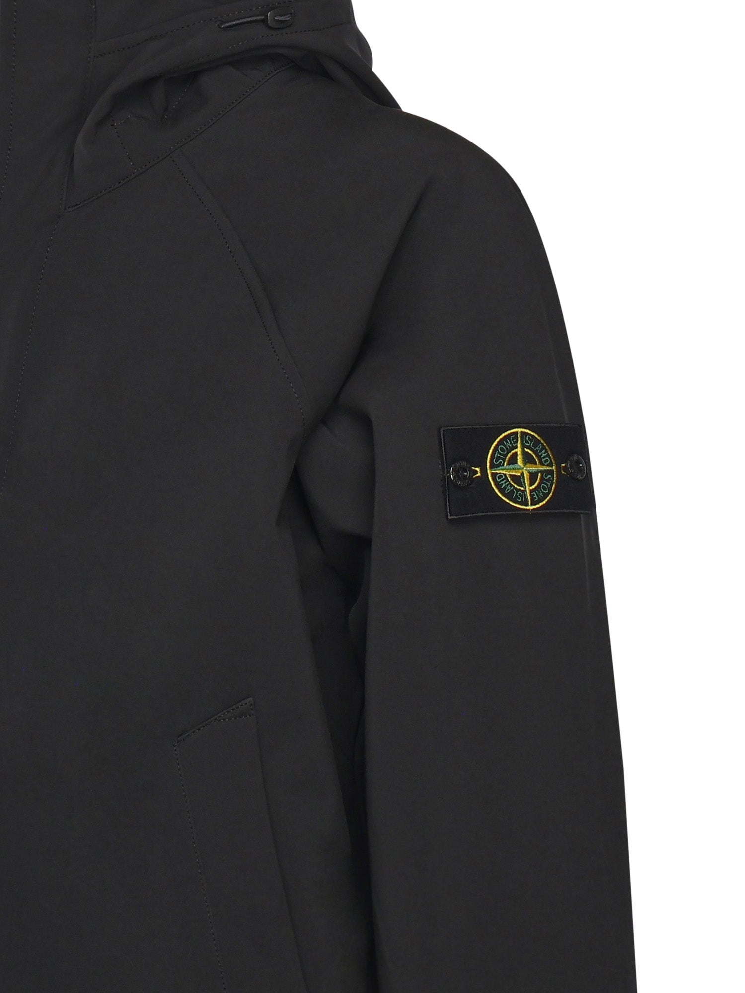 Parka con cappuccio e logo K2S15Q100010 S0B22V0029 STONE ISLAND 