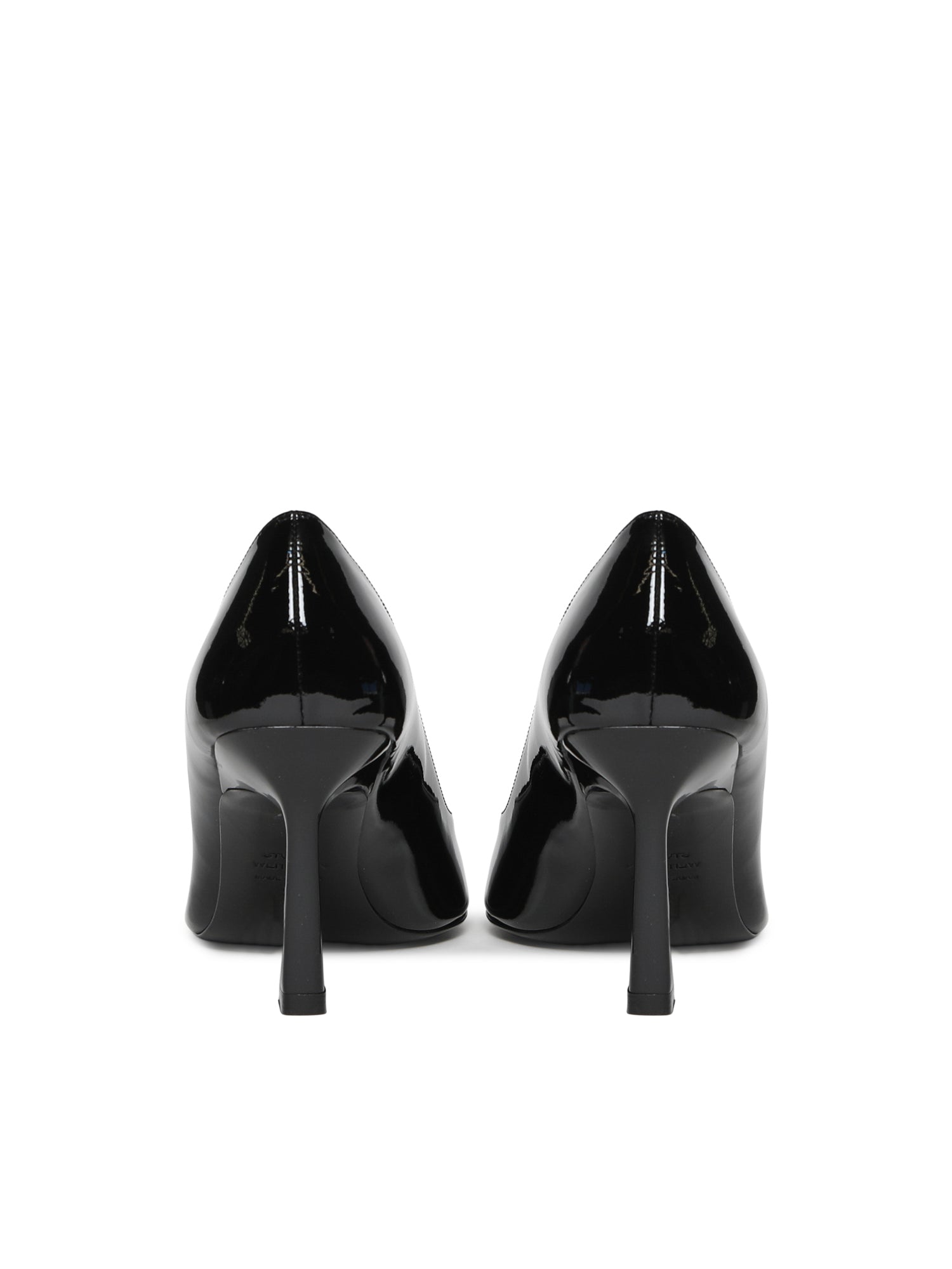 Pumps Vinnie 85 in pelle verniciata SJ440 BLK STUART WEITZMAN 