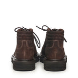 Stivaletti stringati in pelle 78010 DARK BROWN STURLINI 